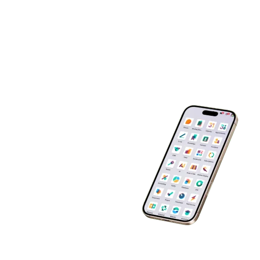 Interface Odoo sur mobile